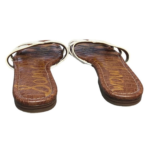 Sam Edelman White Sandals Size 8M Super Clean, Excellent Condition! - Picture 8 of 9